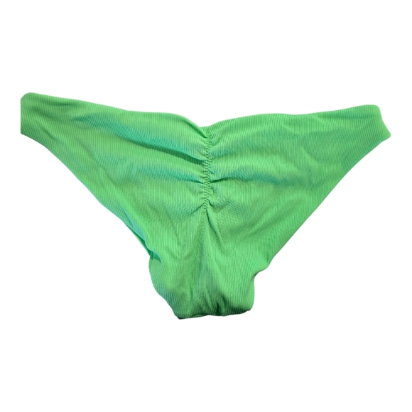 BECCA Lime Green Bikini Bottom. Large - Picture 2 of 3